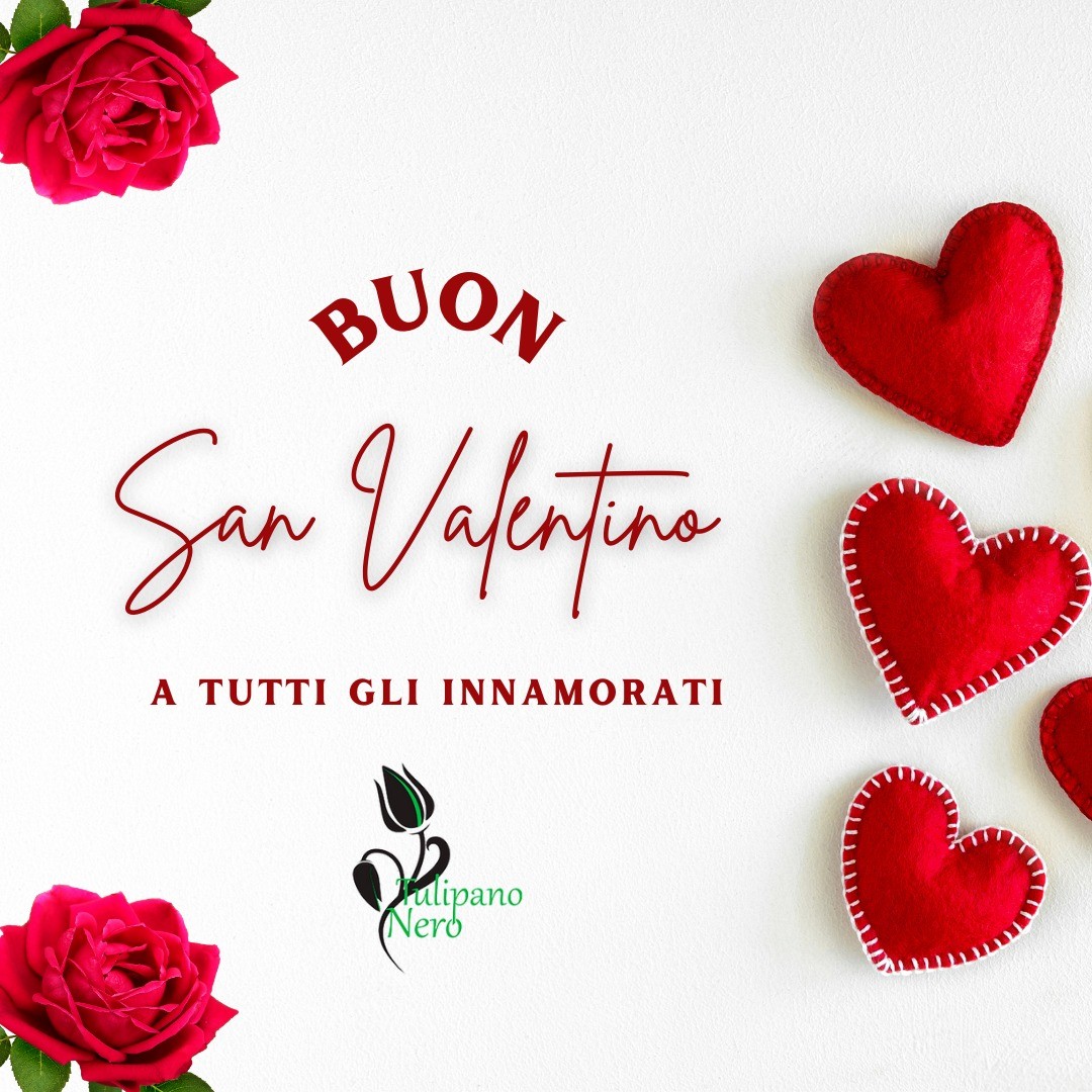Nel giorno più romantico dell'anno, vi auguriamo di celebrare al meglio il vostro Amore con la vostra persona speciale. 
Buon San Valentino 🌹❤️

#tulipanoneroragusa #amore #SanValentino #happyvalentine #valentinesday