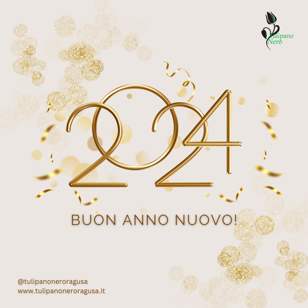Con la speranza che il nuovo anno sia ricco di felicità, amore e soddisfazioni ... AUGURI DI BUON ANNO A TUTTI VOI !! 🥂🎉

#tulipanoneroragusa #HappyNewYear #buonannonuovo #buonanno #auguri